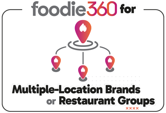 Foodie 360 for multiple locations brands or restaurant groups